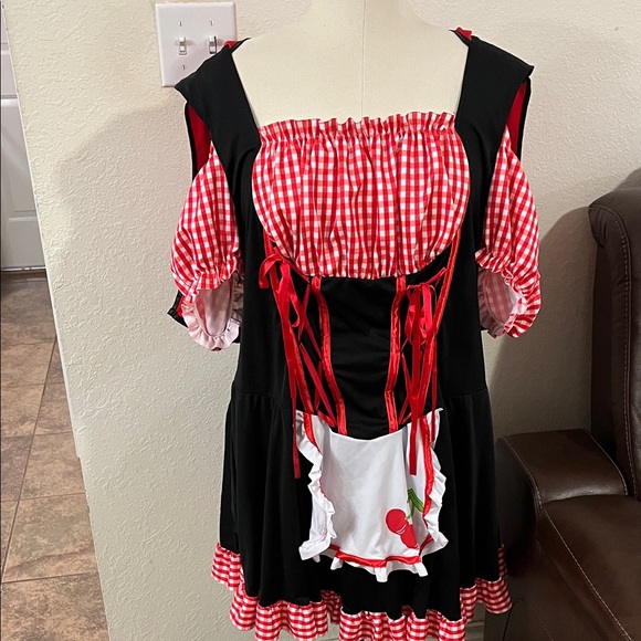 torrid Dresses & Skirts - Torrid Black and Red Gingham Costume